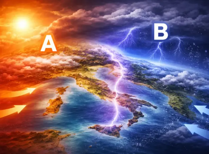 Italia tra caldo e freddo